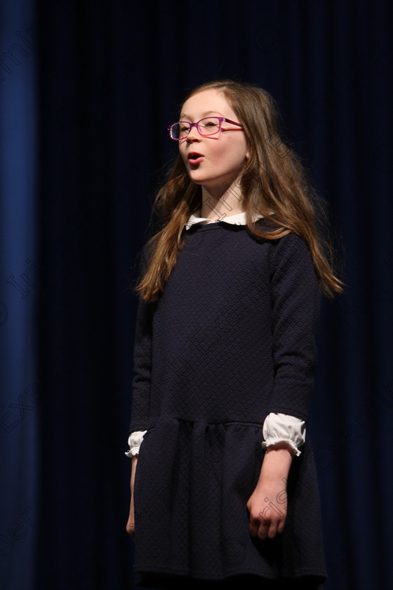 Feis22032018Thu03 
 3
Katie Comiskey from Glanmire performing.
 Labhairt na Filíocht agus Míreanna Drámaíochta Class: 516: Bhéarslabhairt 9 Bliana D’Aois Nó Faoina Roinn 2 Feis Maitiú 92nd Festival held in Fr. Mathew Hall. EEjob 22/03/2018 Picture: Gerard Bonus