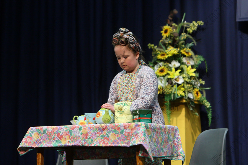 Feis24032018Sat26 
 25~27
Aisling Lombad and Ava Collins performing “Maddy Alone”.
 Speech and Drama Class: 312: Dramatic Duo 10 Years and Under Feis Maitiú 92nd Festival held in Fr. Mathew Hall. EEjob 24/03/2018 Picture: Gerard Bonus