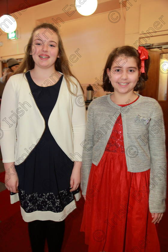 Feis05022020Wed22 
 22
Cousins performers Amanda O’Halloran and Emma Coughlan from Douglas Road and Ballinlough.

Class:186: “The Annette de Foubert Memorial Perpetual Cup” Piano Solo 11 Years and Under

Feis20: Feis Maitiú festival held in Father Mathew Hall: EEjob: 05/02/2020: Picture: Ger Bonus.