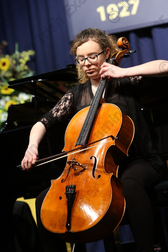 Feis05022018Mon24 
 24
Grace Coughlan from Fermoy giving a Gold winning performance. 
 Instrumental Music Class: 246: Violoncello Concerto One Movement from a Concerto; Feis Maitiú 92nd Festival held in Fr. Matthew Hall. EEjob 05/02/2018 Picture: Gerard Bonus.