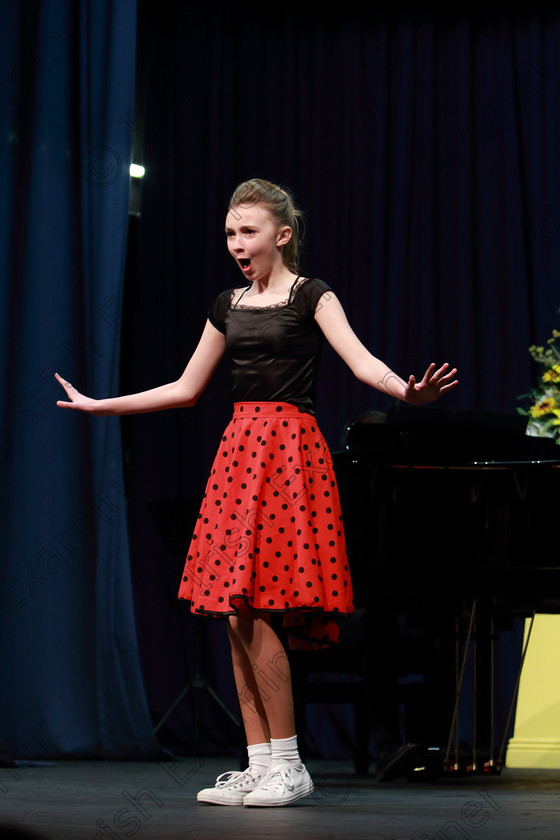 Feis26022019Tue59 
 59
Lia Crowley from Carrigaline giving a 3rd place performance of “Good Morning” from Hairspray.

Class: 114: “The Henry O’Callaghan Memorial Perpetual Cup” Solo Action Song 10 Years and Under –Section 1 An action song of own choice.

Feis Maitiú 93rd Festival held in Fr. Mathew Hall. EEjob 26/02/2019. Picture: Gerard Bonus