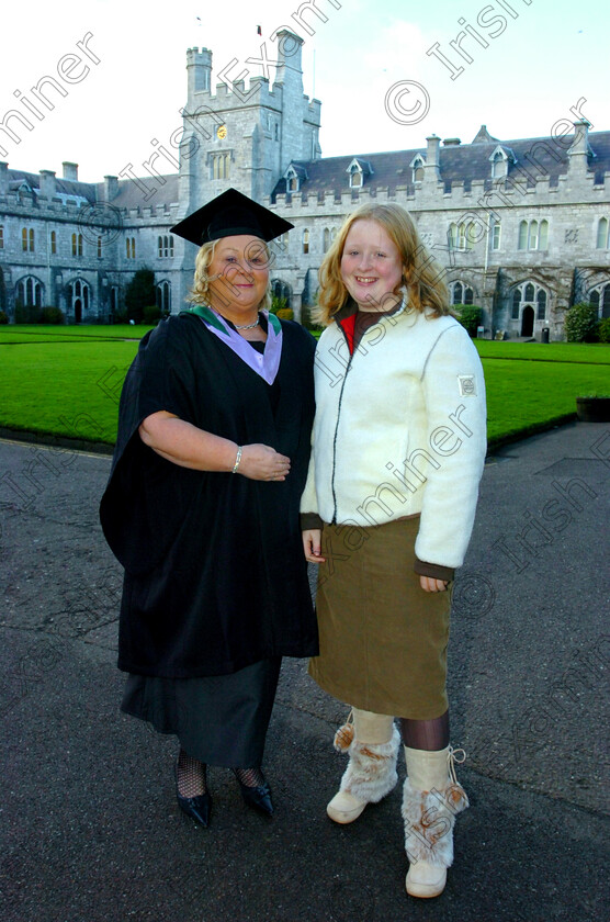 658177 
 Anne Marie Murphy, Blackrock, with her daughter Niamh, after she received hers HDip in Public Health Nursing at the UCC conferrings.Picture: Richard Mills. /UCC CONFERRINGS 05