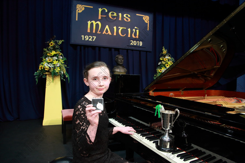 Feis0602109Wed20 
 20
Cup Winner and Silver Medallist Robin Sammon Wharton from Kenmare.

Class: 160: “The Kathleen Davis Memorial Perpetual Cup” Piano Repertoire 12Years and Under Programme of contrasting style and period, time limit 10 minutes.

Feis Maitiú 93rd Festival held in Fr. Matthew Hall. EEjob 06/02/2019. Picture: Gerard Bonus