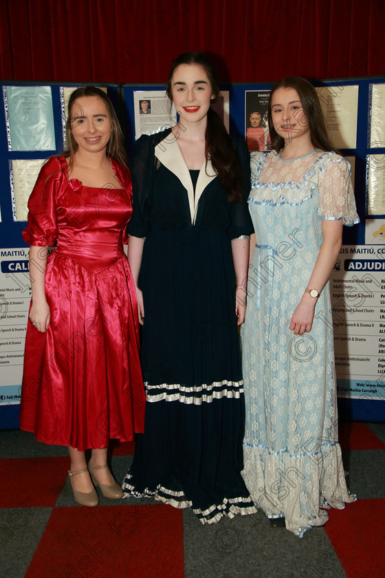 Feis05032018Mon65 
 65
Performers Corey Chandler Juliet Nyhan and Esha Healy from Douglas, Crosshaven and Kinsale performed in “The Maeve Coughlan Memorial Perpetual Trophy” Victorian Parlour Songs, Music Hall Songs and Ballads.
 Feis Maitiú 92nd Festival held in Fr. Mathew Hall. EEjob 05/03/2018 Picture: Gerard Bonus