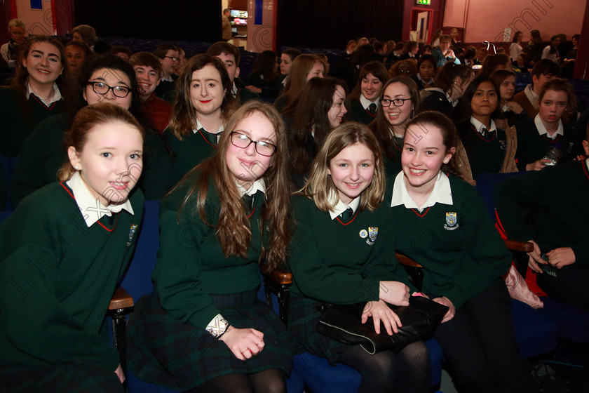 Feis27022019Wed06 
 6
Aisling Quinlan, Mira Bonelli, Éire Morrissey and Jenny Ryan from Cashel Community School.

Class: 77: “The Father Mathew Hall Perpetual Trophy” Sacred Choral Group or Choir 19 Years and Under Two settings of Sacred words.
Class: 80: Chamber Choirs Secondary School

Feis Maitiú 93rd Festival held in Fr. Mathew Hall. EEjob 27/02/2019. Picture: Gerard Bonus
