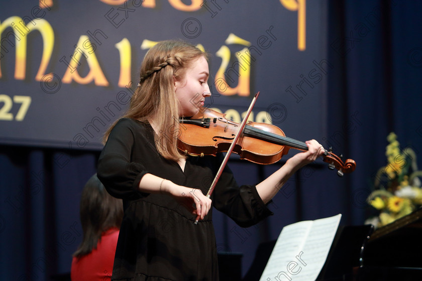 Feis0702109Thu14 
 13~14
Kate O’Shea playing Allemande from Bach’s second Solo Violin

Class: 141: “The Br. Paul O’Donovan Memorial Perpetual Cup and Bursary” Bursary Value €500 Sponsored by the Feis Maitiú Advanced Recital Programme 17Years and Under An Advanced Recital Programme.

Feis Maitiú 93rd Festival held in Fr. Matthew Hall. EEjob 07/02/2019. Picture: Gerard Bonus