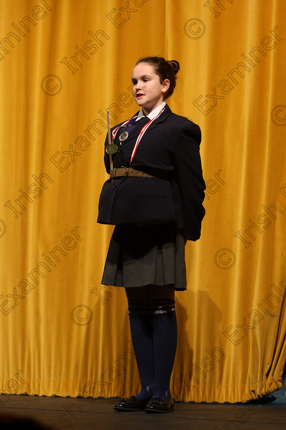 Feis19022018Mon23 
 23
Hannah Nolan introducing her scene.
 Speech and Drama Class: 327: “The Hartland Memorial Perpetual Trophy” Dramatic Solo 12YearsandUnder –Section 1 Feis Maitiú 92nd Festival held in Fr. Mathew Hall. EEjob 19/02/2018 Picture: Gerard Bonus.