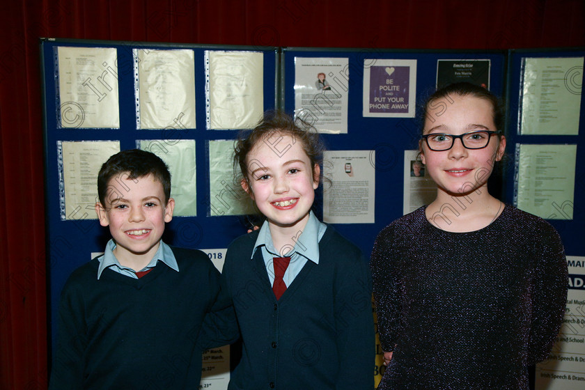 Feis21022018Wed47 
 47
Stephen Holms from Ovens supporting his sister Kellie Anne who performed “The Examination” and Martha Scully from Douglas.
 Speech and Drama Class: 327: “The Hartland Memorial Perpetual Trophy” Dramatic Solo12 years and under section 3 Feis Maitiú 92nd Festival held in Fr. Mathew Hall, EEjob 21/02/2018 Picture: Gerard Bonus.