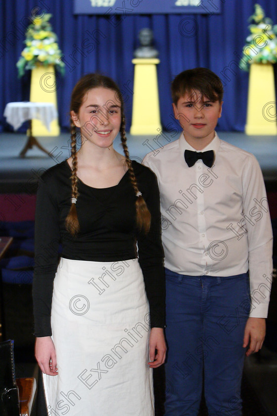 Feis19022018Mon49 
 49
Rebekah McKeown from Cobh performed “Bernadette” and Daragh Lynch from Bishopstown performed “26 Year old Bar Mitzvah Boy”.
 Speech and Drama Class: 326: “The James O’Donovan Memorial Perpetual Cup”
 Dramatic Solo 14 Years and Under Section 1 Feis Maitiú 92nd Festival held in Fr. Mathew Hall. EEjob 19/02/2018 Picture: Gerard Bonus.