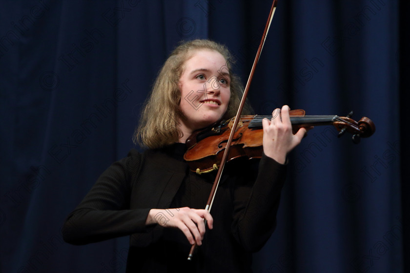 Feis0202109Sat30 
 29~30
Helen Ruthledge from Douglas playing Third Movement Saint Saëns Violin Concerto No.3

Class: 236: “The Shanahan & Co. Perpetual Cup” Advanced Violin 
One Movement from a Concerto.

Feis Maitiú 93rd Festival held in Fr. Matthew Hall. EEjob 02/02/2019. Picture: Gerard Bonus