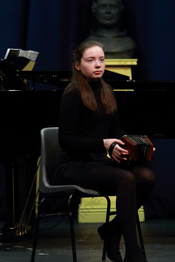 Feis01032020Sun03 
 1~4 
Fiona O’Donovan from Wilton received the Silver Medal for her recitals 
Class:143: Music Versatility.

Feis20: Feis Maitiú festival held in Father Mathew Hall: EEjob: 01/03/2020: Picture: Ger Bonus.