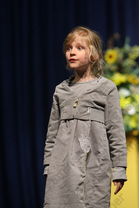 Feis22032018Thu21 
 21
Aoileann Boyle performing.
 Labhairt na Filíocht agus Míreanna Drámaíochta Class: 517: “Corn Helen” Bhéarslabhairt 7 Bliana D’Aois Nó Faoina Roinn 2 Feis Maitiú 92nd Festival held in Fr. Mathew Hall. EEjob 22/03/2018 Picture: Gerard Bonus