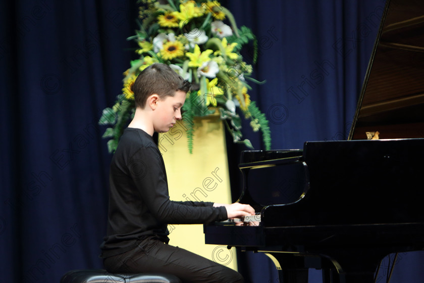 Feis31012019Thur06 
 6
Cillian Connolly from Glanmire performing set piece.

Feis Maitiú 93rd Festival held in Fr. Matthew Hall. EEjob 31/01/2019. Picture: Gerard Bonus

Class: 165: Piano Solo 12YearsandUnder (a) Prokofiev –Cortege de Sauterelles (Musique d’enfants). (b) Contrasting piece of own choice not to exceed 3 minutes.