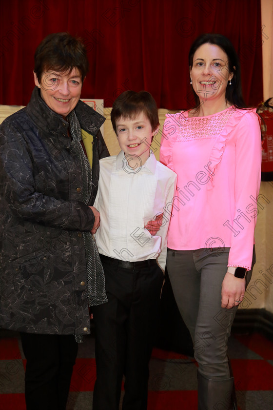 Feis05022020Wed24 
 24
Performer David Courtney with his Gran Noreen O’Flynn and Mother Tara Courtney.

Class:186: “The Annette de Foubert Memorial Perpetual Cup” Piano Solo 11 Years and Under

Feis20: Feis Maitiú festival held in Father Mathew Hall: EEjob: 05/02/2020: Picture: Ger Bonus.
