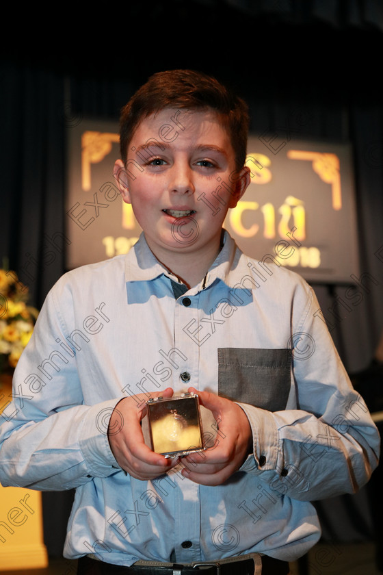 Feis29012018Mon33 
 33
Bronze Medallist, Colm O’Donoghue from Aghada.
 EEjob 29/01/2018 
Feis Maitiú 92nd Festival held in Fr. Matthew Hall 
Picture: Gerard Bonus

Instrumental Music
Class 241 Violin Solo 10 years and Under