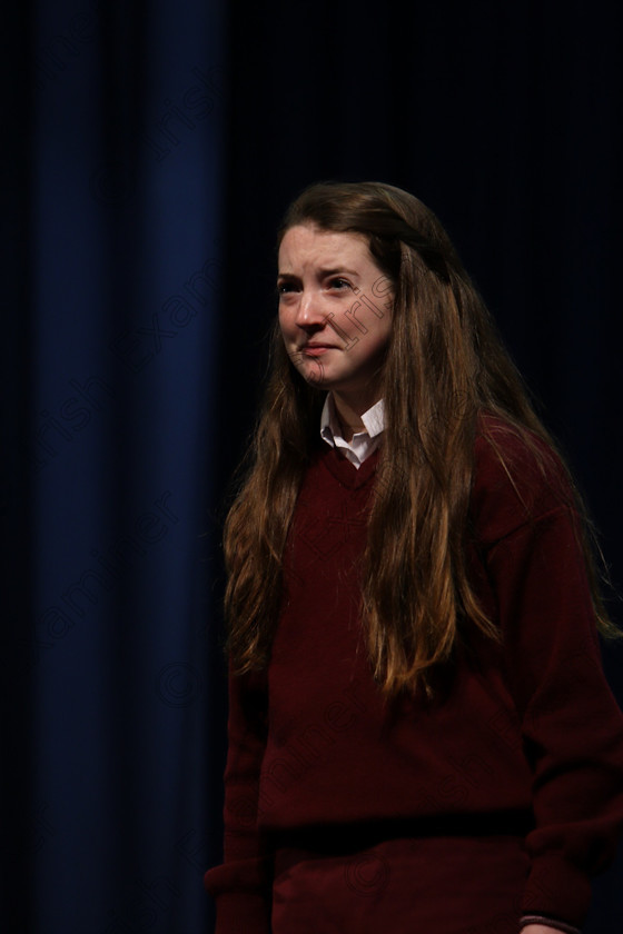 Feis22022018Thu01 
 1
Gráinne Steele performing.
 Speech and Drama Classes: 363: Solo Verse Speaking Girls 12 Years and Under –Section 1
Feis Maitiú 92nd Festival held in Fr. Mathew Hall. EEjob 22/02/2018 Picture: Gerard Bonus.