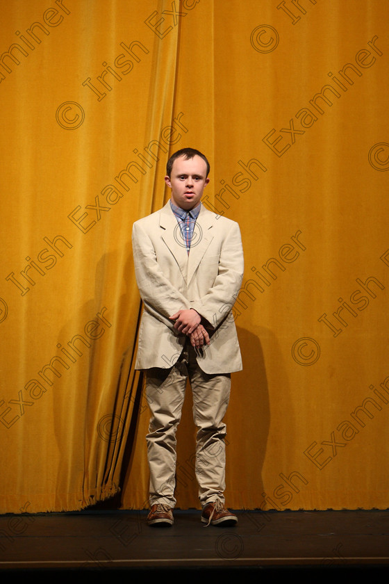 Feis16032018Fri54 
 54~55
Jack Barry from Kilbrittain performing as “Forrest Gump” in “The Liam Mulcahy Perpetual Cup” Victorian Drama A solo scene from any film or TV drama adapted for stage. 
 Feis Maitiú 92nd Festival held in Fr. Mathew Hall. EEjob 16/03/2018 Picture: Gerard Bonus.