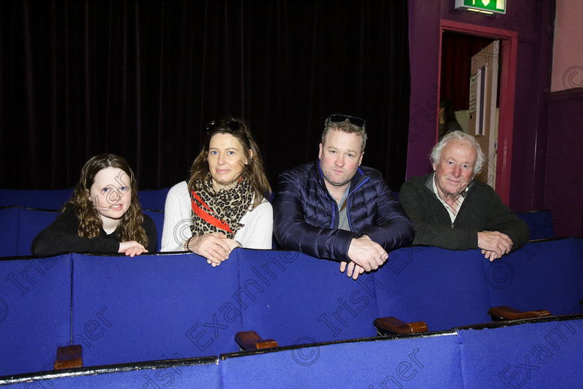 Feis24032018Sat18 
 18 
Ella Harty from Blackrock with her parents Marie and James and Granddad Paul.
 Speech and Drama Prose Reading 12 Years and Under; 15 Years and Under; 16 Years and Over Feis Maitiú 92nd Festival held in Fr. Mathew Hall. EEjob 24/03/2018 Picture: Gerard Bonus