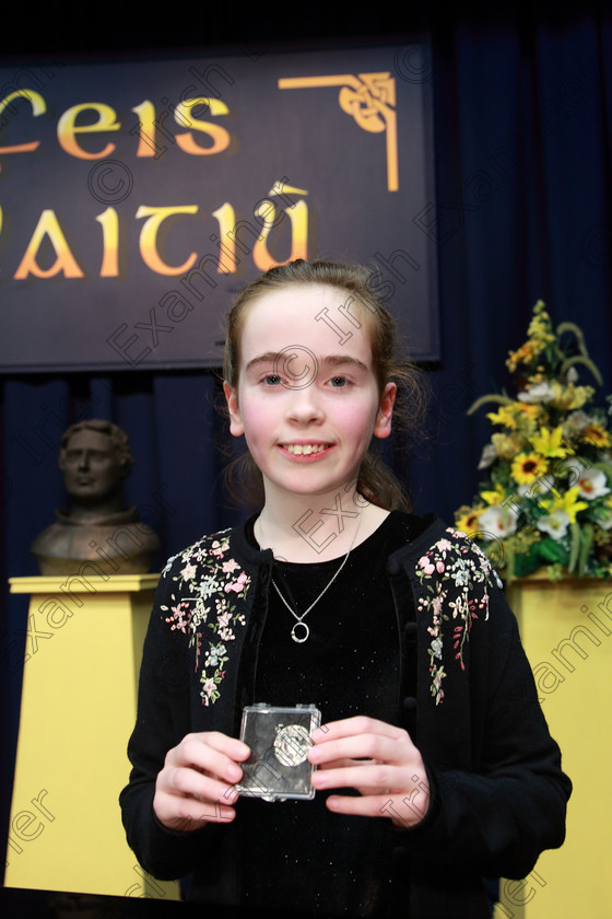 Feis11022019Mon32 
 32
Silver Medallist for section 2 Orla O’Brien from Douglas.

Class: 213: “The Daly Perpetual Cup” Woodwind 14 Years and Under–Section 2; Programme not to exceed 8 minutes.

Feis Maitiú 93rd Festival held in Fr. Mathew Hall. EEjob 11/02/2019. Picture: Gerard Bonus