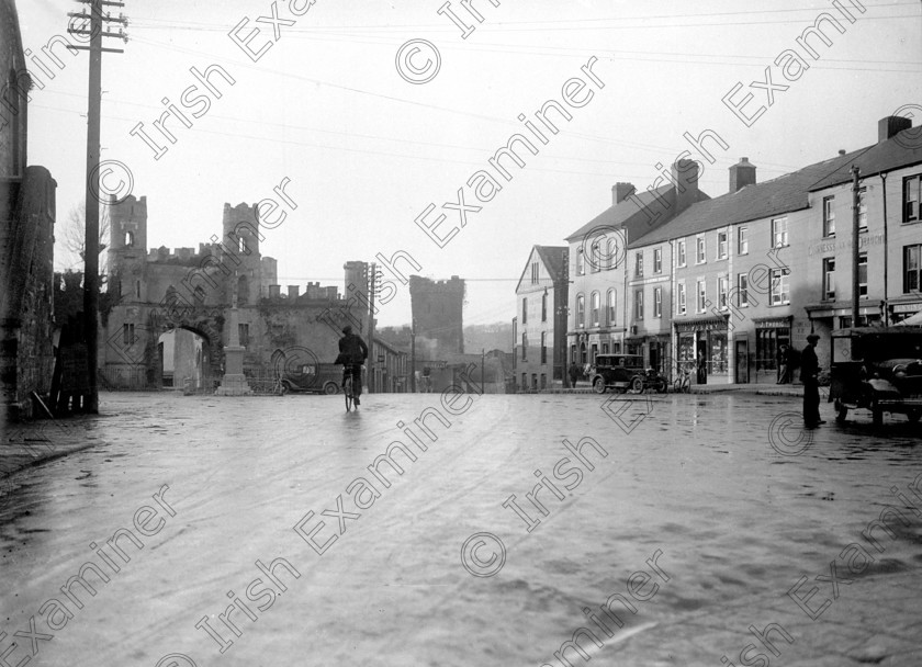 755107 755107 
 Please archive - A view of The Square, Macroom in 1936. Ref. 860B. Old black and white towns