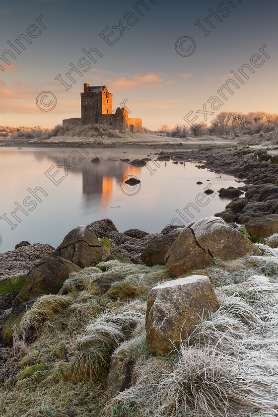 DSF4648 
 Dunguaire Castle in a cold winter setting. Kinara, Co Galway.