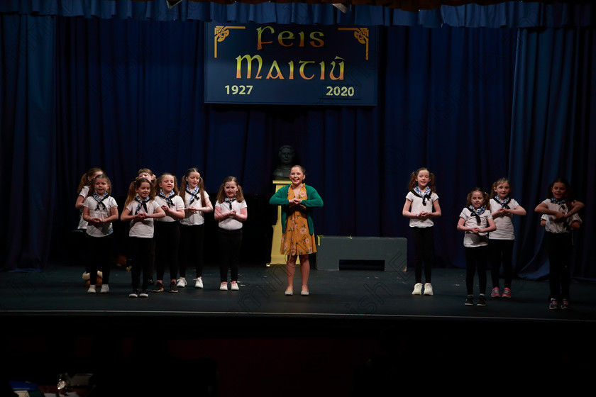 Feis01032020Sun27 
 21~33
Pam Golden Drama singing their own choice songs from Sound of Music.

Class:102: “The Juvenile Perpetual Cup” Group Action Songs 13 Years and Under

Feis20: Feis Maitiú festival held in Father Mathew Hall: EEjob: 01/03/2020: Picture: Ger Bonus