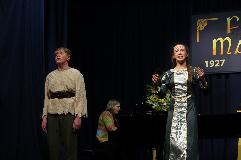 Feis15032018Thu30 
 25~26
Third Place for, Peter Long and Abi Murphy performing “16 going on 17” from The Sound of Music.
 Speech and Drama Class: 336: “The Trevor Ryan Perpetual Cup” Musical Drama Duo18 Years and Under Feis Maitiú 92nd Festival held in Fr. Mathew Hall. EEjob 15/03/2018 Picture: Gerard Bonus.