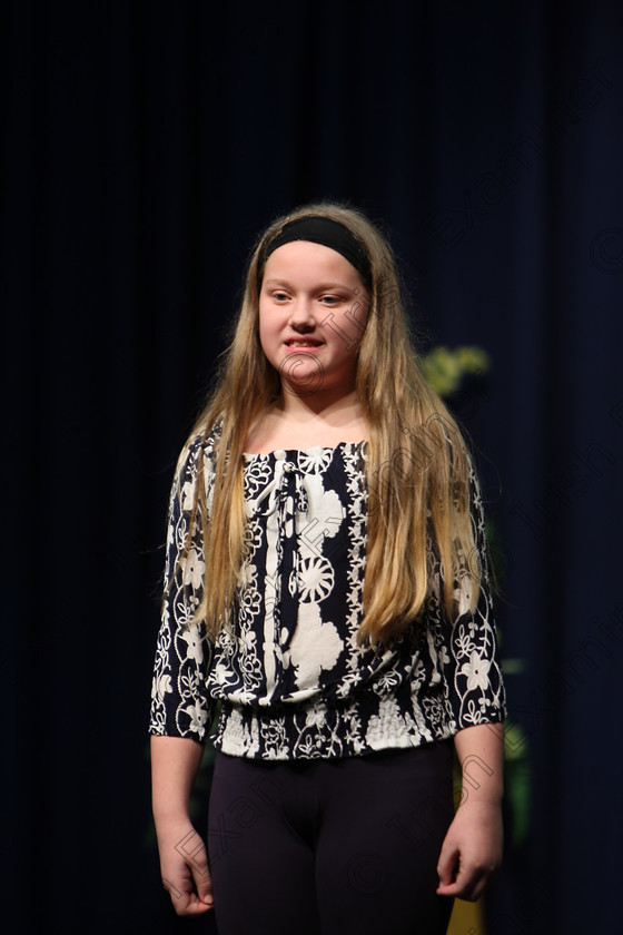 Feis20022018Tue13 
 13
Chloe Hickey Bell performing.
 Speech and Drama Class: 364: Girls 11 Years and Under Section 1 Feis Maitiú 92nd Festival held in Fr. Mathew Hall. EEjob 20/02/2018 Picture: Gerard Bonus.