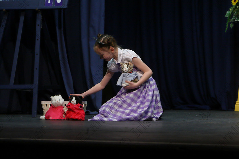 Feis20032018Tue31 
 29~32
Charlotte Herlihy from Ballinhassig giving a Silver Medal performance of “The Tale of Tom Kitten” by Beatrix Potter.
 Speech and Drama Class: 329: Dramatic Solo 8 Years and Under Feis Maitiú 92nd Festival held in Fr. Mathew Hall. EEjob 20/03/2018 Picture: Gerard Bonus