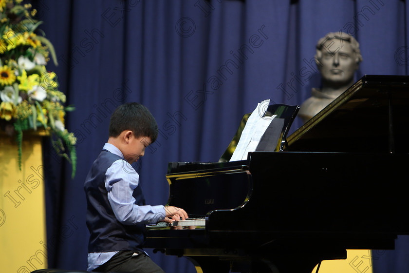 Feis02022018Fri16 
 16
Ryan Li performing.
 Instrumental Music Class: 187: Piano Solo 9 Years and Under –Confined Feis Maitiú 92nd Festival held in Fr. Matthew Hall. EEjob 02/02/2018 Picture: Gerard Bonus.