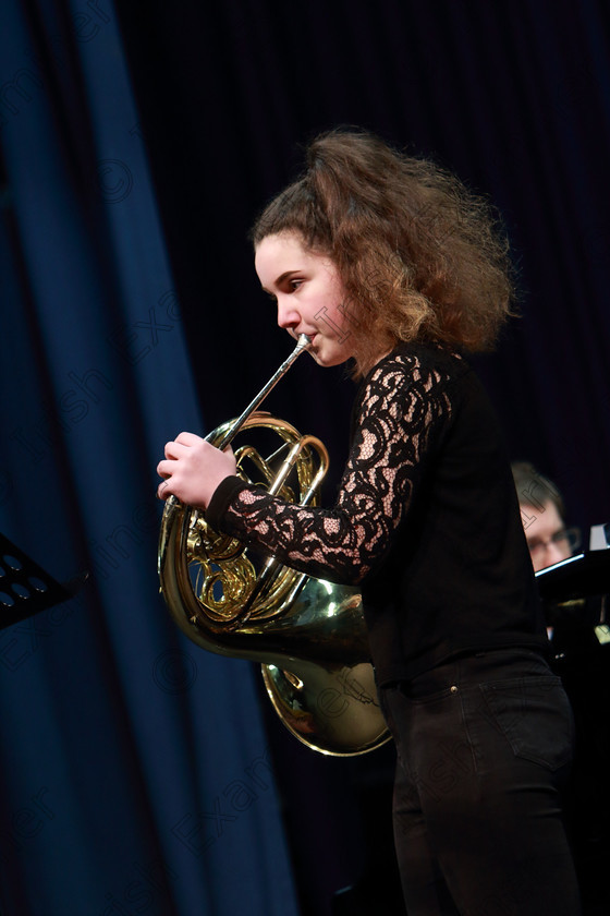 Feis13022019Wed27 
 27
Ellie Creaner from Cobh giving a Cup Winning and Silver Medal performance of “Allegretto” Concerto No.3 French Horn.

Class 203: “The Billy McCarthy Memorial Perpetual Cup”16 Years and Under Programme not to exceed 10 minutes.

Feis Maitiú 93rd Festival held in Fr. Mathew Hall. EEjob 13/02/2019. Picture: Gerard Bonus