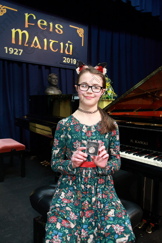 Feis0602109Wed22 
 22
Bronze Medallist Selena O’Rourke from Model Farm Road.

Class: 160: “The Kathleen Davis Memorial Perpetual Cup” Piano Repertoire 12Years and Under Programme of contrasting style and period, time limit 10 minutes.

Feis Maitiú 93rd Festival held in Fr. Matthew Hall. EEjob 06/02/2019. Picture: Gerard Bonus