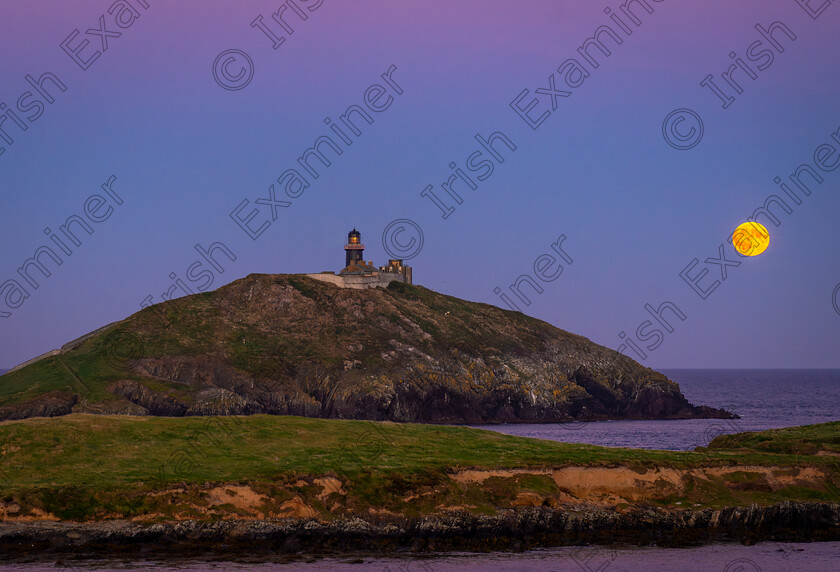 Harvest Moon 18-09-24 
 Harvest Moon Floating over Ballycotton Picture: Sally O'Reilly