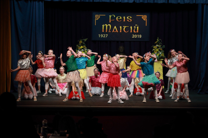Feis12022019Tue06 
 4~9
Our Lady of Lourdes NS Ballinlough performing “A million Dreams” from The Greatest Showman.

Class: 104: “The Pam Golden Perpetual Cup” Group Action Songs -Primary Schools Programme not to exceed 8 minutes.

Feis Maitiú 93rd Festival held in Fr. Mathew Hall. EEjob 12/02/2019. Picture: Gerard Bonus