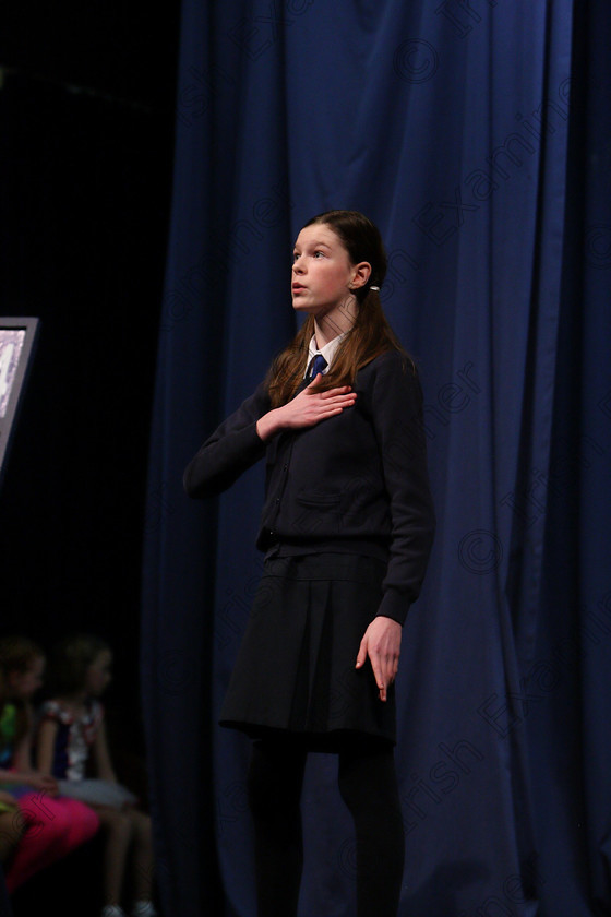 Feis28022018Wed20 
 20
Ciara O’Brien performing “Quiet” from Matilda The Musical.
 Class: 114: “The Altrusa Club of Cork Perpetual Trophy” Solo Action Song 10 Years and Under –Section 1 Feis Maitiú 92nd Festival held in Fr. Mathew Hall. EEjob 27/02/2018 Picture: Gerard Bonus.