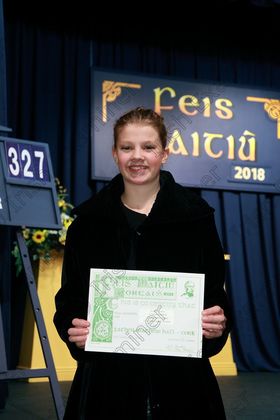 Feis20022018Tue45 
 45
Commenced Emily Cronin from Ovens.
 Speech and Drama Class: 327: “The Hartland Memorial Perpetual Trophy” Dramatic Solo Section 2 12 Yearsand Under Feis Maitiú 92nd Festival held in Fr. Mathew Hall. EEjob 20/02/2018 Picture: Gerard Bonus.