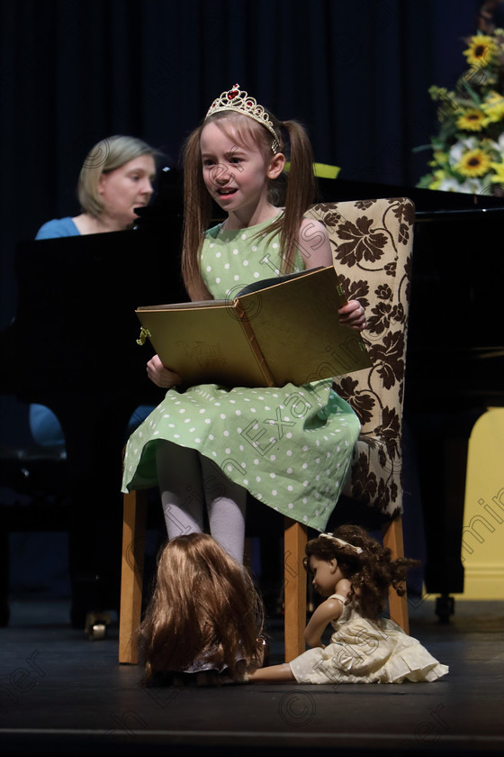 Feis27032018Tue66 
 65~69
A fabulous 90 marks for the family of Faye, Sophia and Charlotte Herlihy from Ballinhassig performed in the Family Class A programme of own choice not to exceed 10 minutes they called it “Sisterhood” every adjudicator at this year’s Feis awarded the top mark of 90 points to one or two acts, many adjudicators don’t give the highest score in years of adjudicating, reflecting the very high standard going through the doors of Fr. Mathew Hall. 
 Feis Maitiú 92nd Festival held in Fr. Mathew Hall. EEjob 28/03/2018 Picture: Gerard Bonus