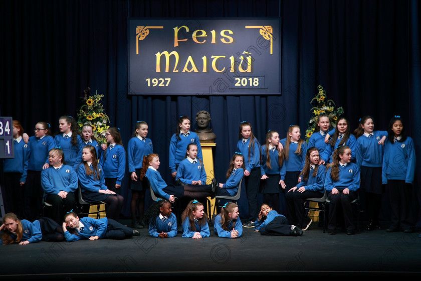 Feis21022018Wed30(1) 
 26~31
Mary’s Cobh 6th Class performing Transylvania Dreaming.
 Speech and Drama Classes: 485: Action Verse “The O’Brien Perpetual Cup”5th Class and Class: 484: “The Sri Lanka Festival Perpetual Trophy” 6th Class, Feis Maitiú 92nd Festival held in Fr. Mathew Hall. EEjob 21/02/2018 Picture: Gerard Bonus.