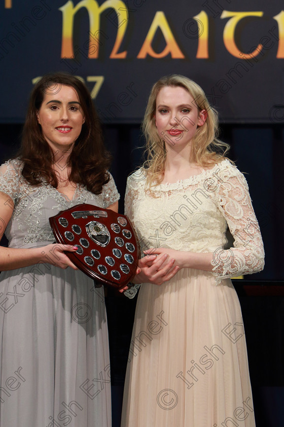 Feis01032019Fri55 
 55
Duet Winners Orlaith Horan and Fiona Falvey from Kerry and Carrigaline.

Class: 26: “The Annabel Adams Perpetual Trophy” Operetta Duets 
A duet from any of the standard Operas, Operettas or Light Operas.

Feis Maitiú 93rd Festival held in Fr. Mathew Hall. EEjob 01/03/2019. Picture: Gerard Bonus