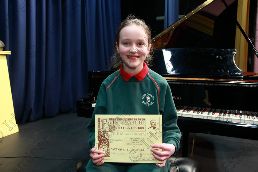 Feis05022020Wed26 
 26
Third Place Amy O’Leary from Mallow.

Class:186: “The Annette de Foubert Memorial Perpetual Cup” Piano Solo 11 Years and Under

Feis20: Feis Maitiú festival held in Father Mathew Hall: EEjob: 05/02/2020: Picture: Ger Bonus.