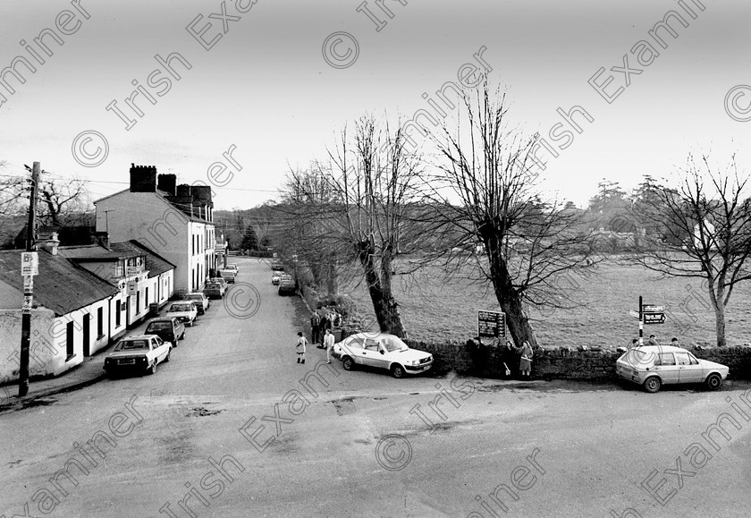 blarneybwhires 
 The Square, Blarney pictured in the 1980's old black and white tourism villages