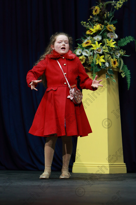Feis08032019Fri03 
 3
Aisling Twomey performing as “Violet Bolgard” from Charlie and The Chocolate Factory.

Class: 328: “The Fr. Nessan Shaw Memorial Perpetual Cup” Dramatic Solo 10YearsandUnder –Section 1 A Solo Dramatic Scene not to exceed 4 minutes.

Feis Maitiú 93rd Festival held in Fr. Mathew Hall. EEjob 08/03/2019. Picture: Gerard Bonus