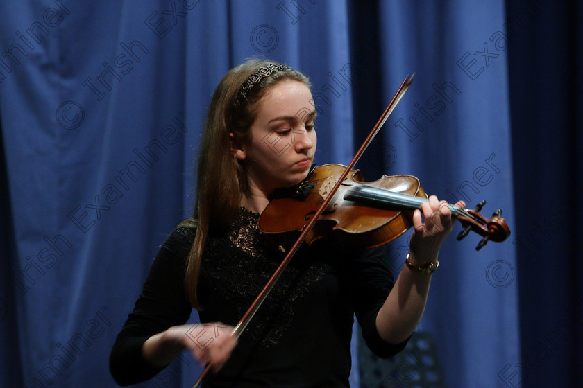 Feis05022018Mon08 
 8
Kate O’Shea from Ballincollig giving a joint 3rd place performance.

Instrumental Music Class: 239: Violin Solo14 Years and Under Feis Maitiú 92nd Festival held in Fr. Matthew Hall. EEjob 05/02/2018 Picture: Gerard Bonus.