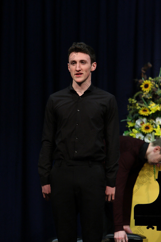 Feis07022018Wed34 
 34
Shane Brennan from Ballincollig introducing his programme.
 Instrumental Music Class 155: “The Bridget Doolan Memorial Perpetual Cup” and Bursary, Bursary Value €150 Piano Concerto Feis Maitiú 92nd Festival held in Fr. Mathew Hall. EEjob 05/02/2018 Picture: Gerard Bonus.