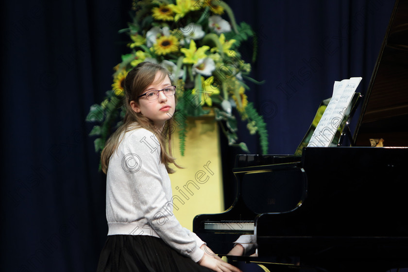 Feis31012019Thur07 
 7
Meadhbh Ní Cheallaigh from Farran performing set piece.

Feis Maitiú 93rd Festival held in Fr. Matthew Hall. EEjob 31/01/2019. Picture: Gerard Bonus

Class: 165: Piano Solo 12YearsandUnder (a) Prokofiev –Cortege de Sauterelles (Musique d’enfants). (b) Contrasting piece of own choice not to exceed 3 minutes.