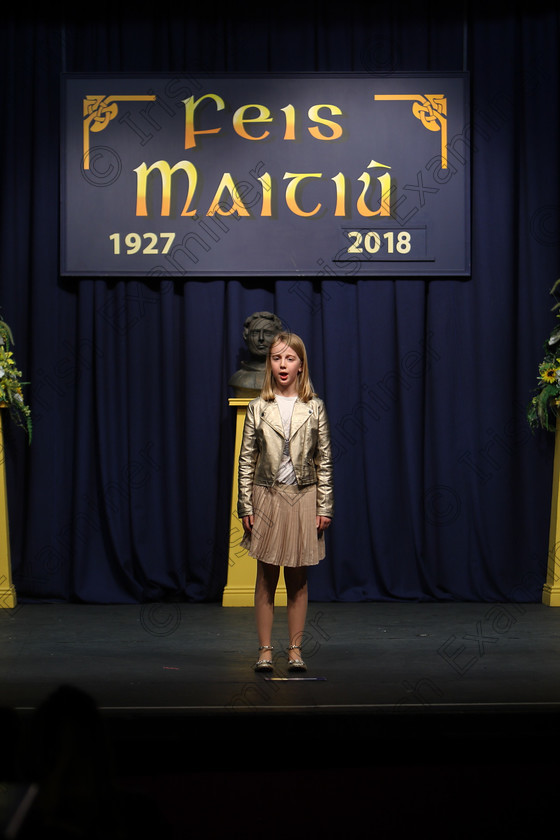 Feis12032018Mon36 
 36
Performers Aoife O’Donoghue from Glanmire reciting her poem
 Speech and Drama Class: 365: Solo Verse Speaking Girls 10 Years and Under Section 4 Feis Maitiú 92nd Festival held in Fr. Mathew Hall. EEjob 12/03/2018 Picture: Gerard Bonus