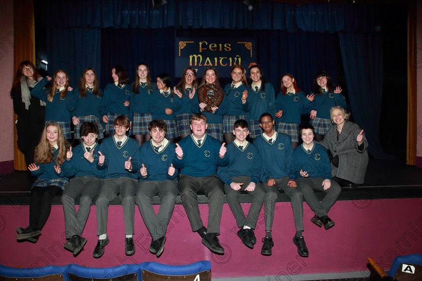 Feis26022020Wed62 
 61~62
Chamber Choirs Secondary School winners of the Chamber Choirs Glanmire Secondary School.

Feis20: Feis Maitiú festival held in Father Mathew Hall: EEjob: 26/02/2020: Picture: Ger Bonus.