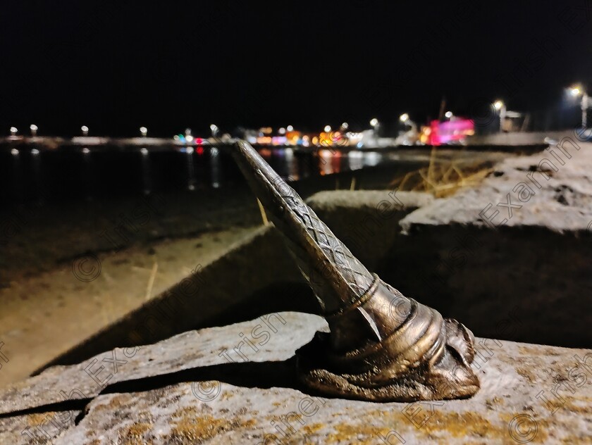 IMG 20241212 175120634 
 Hidden in plain sight - a bronze melted ice cream at Skerries Harbour by night. Skerries, North Co Dublin. Picture: Lorna Singleton