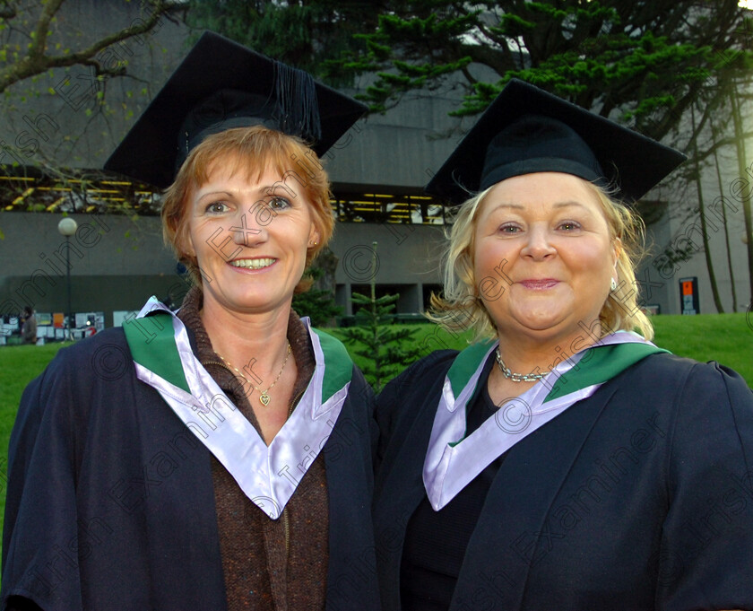 658178 
 Eileen Nelligan, Vicarstown, Anne Marie Murphy, Blackrock, after they received their HDip in Psychiatric and Public Health Nursing, respectively, at the UCC conferrings.Picture: Richard Mills. /UCC CONFERRINGS 05