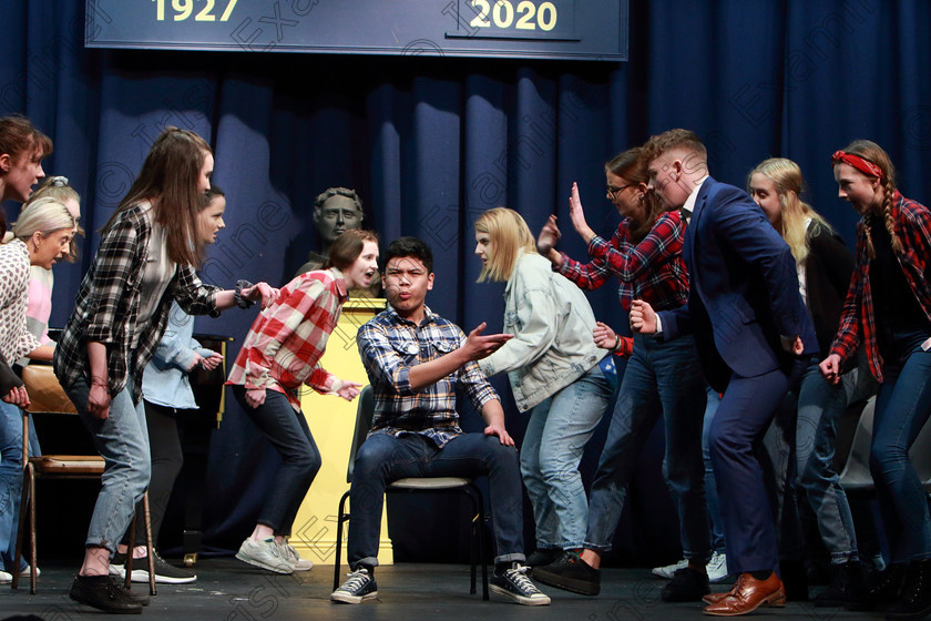Feis26022020Wed69 
 67~70
Montfort College of Performing Arts performing “Come From Away”

Class:101: “The Hall Perpetual Cup” Group Actions Song 14 Years and Over

Feis20: Feis Maitiú festival held in Father Mathew Hall: EEjob: 26/02/2020: Picture: Ger Bonus.